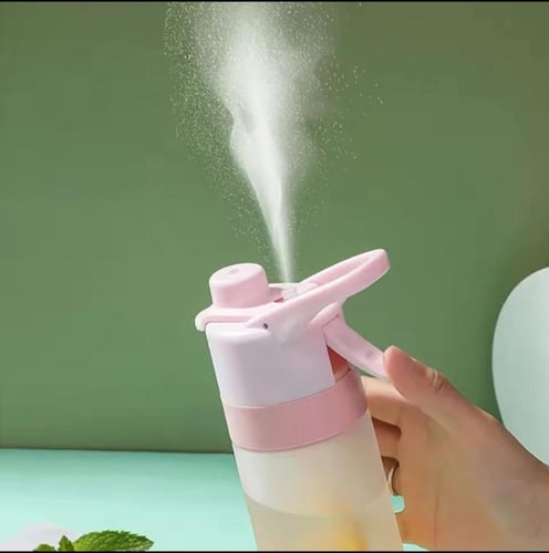 علبه ماء مع رذاذ رياضيه ملون