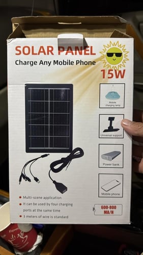 لوح طاقه 4 يو اس بي