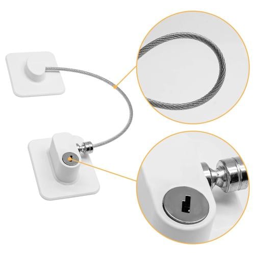 قفل ثلاجة قابل للدوران