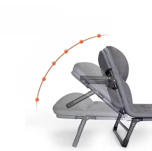 سرير الاسترخاء مصفط يتحمل وزن 120 كيلو