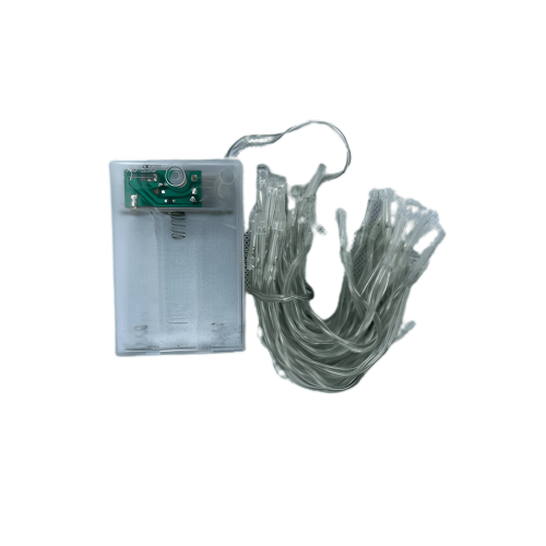 عقد لمبات كريمي 3 متر على الحجر