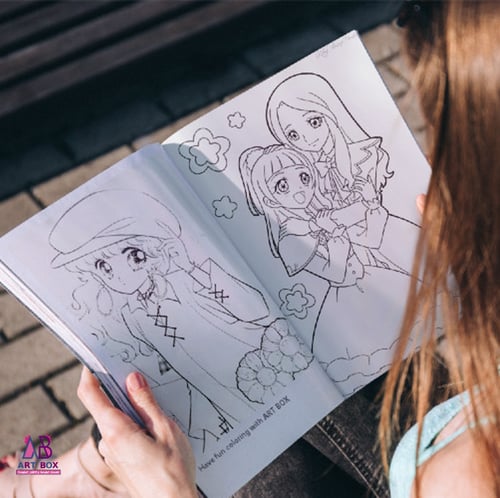 دفتر تلوين انمي قديم