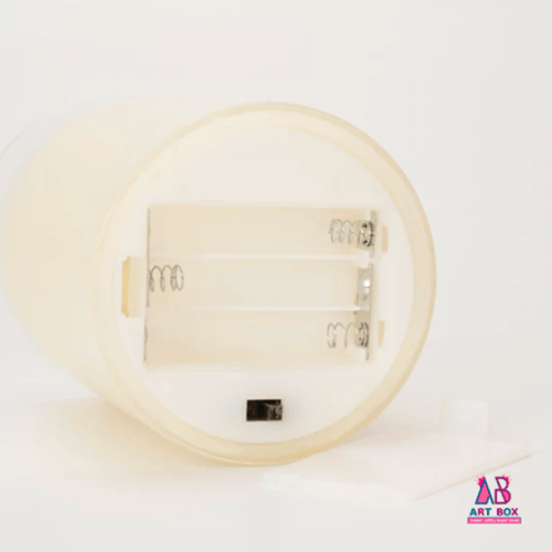 شمعة بلهب متأرجح يشبه اللهب الحقيقي بأضاءة led
