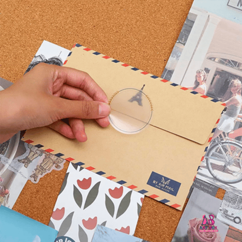 ملصق لطابعة phomemo M220-M110 شفاف مزخرف