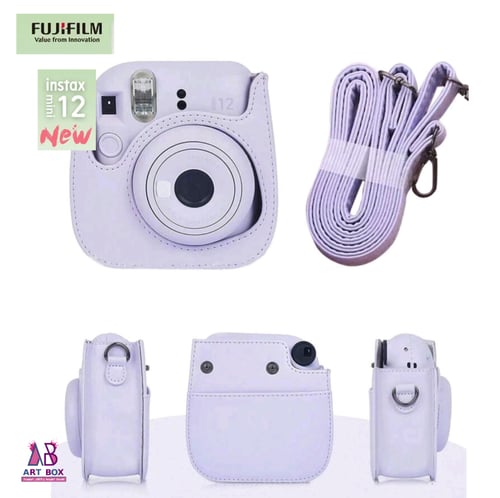 حقيبة كاميرا فوجي فيلم إنستاكس ميني 12 مع غطاء وحز...