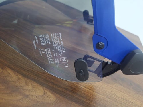 درع الوجه القوسي / قناع - وجه وقاية من فلاش الكهرب...