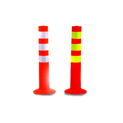 عمود ثابت / مرن ( ابيض - أصفر ) 75 سم