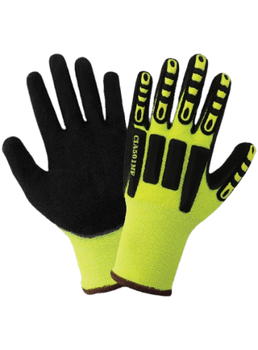 Anti Cut, Anti-Impact Nitrile Coated Safety Work G...