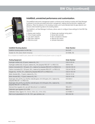 H2S كاشف تسرب غاز - Honeywell BWC2-H BW Clip 2 Yea...