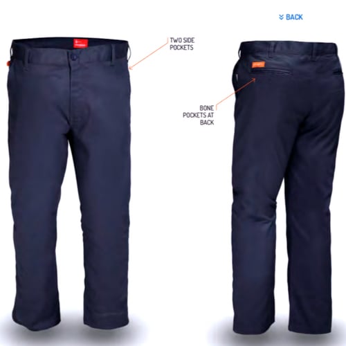 قميص بيج + بنطال - ملابس مقاومة للحريق وحماية من ا...