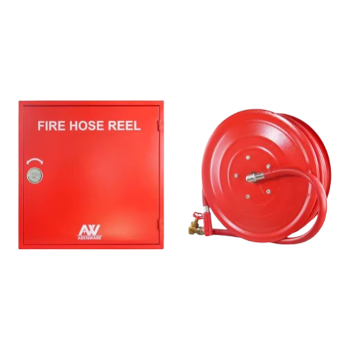 صندوق حريق احمر خارج الجدار مقاس 80 سم * 80 سم * 2...