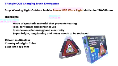 مثلث مروري كهرباء طاقة شمسية