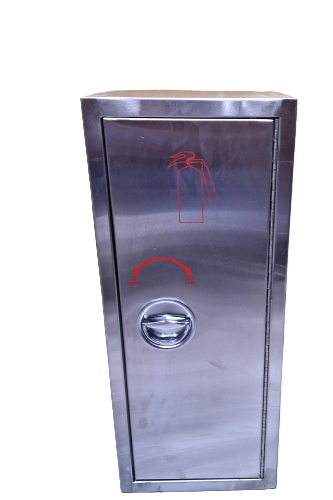 صندوق طفاية حريق خارج الجدار ستانلس ستيل 60 سم * 2...