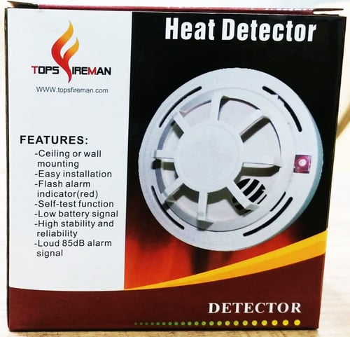 كاشف حرارة بطارية