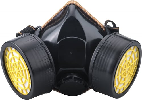 قناع بفلتر للحماية من الغازات الكيميائية والغبار و...