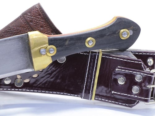 سكين شامية قرن طبيعي