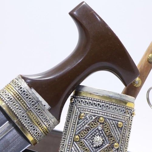 خنجر فيبر مرموس مقاس 5 معدن