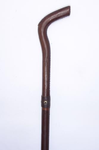 عصا ملبس جلد طبيعي