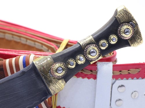 سكين تهامي معدن زنبليك قرن طبيعي