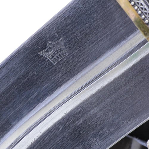 خنجر حك زراف معرق القصة الجديدة مقاس8صب فضة صافي ع...