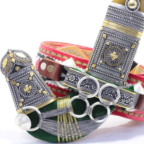 خنجر الراس وتر مقاس 5معدن مطلي فضة