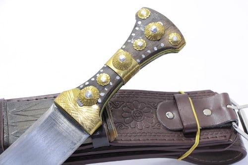 سكين تهامي قرن معدن زمبليك