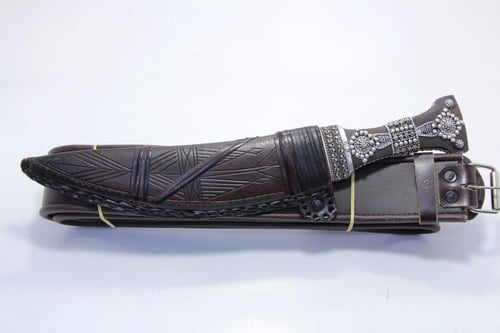 شفرة فضة صافي قرن طبيعي