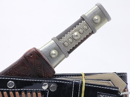 سكين حواشي قرن طبيعي ساطور برازيلي