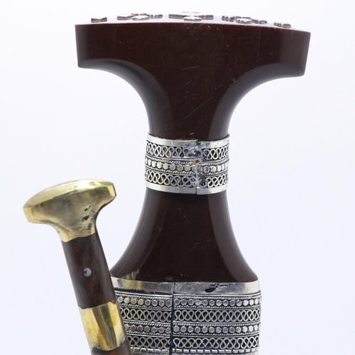 خنجر فيبر مقاس 5معدن مطلي فضة