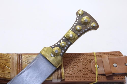 سكين تهامي قرن معدن زمبليك