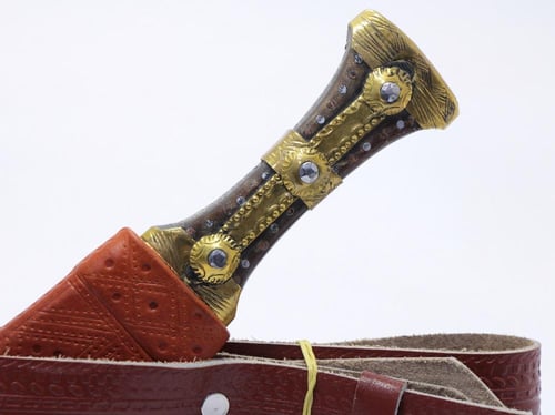 سكين تهامي قرن طبيعي