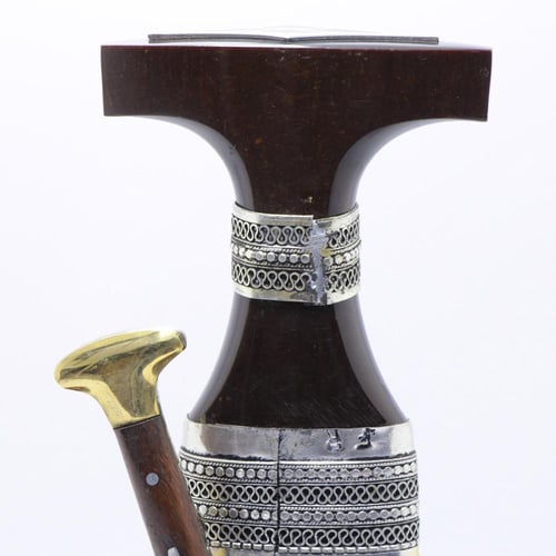 خنجر فيبر مقاس 5معدن مطلي فضة