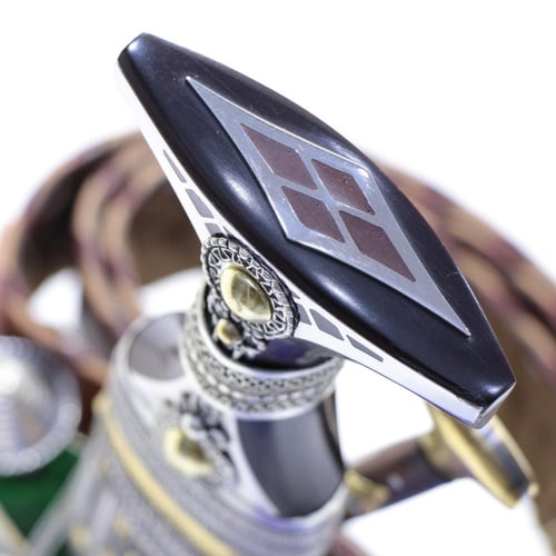 خنجر فيبر مقاس 5معدن مطلي فضة