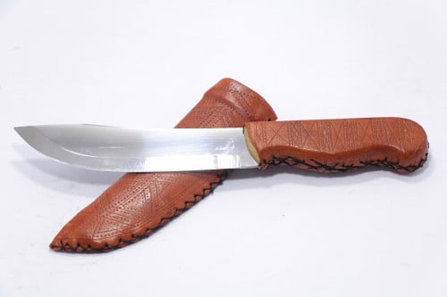 سكين ملبسة جلد طبيعي