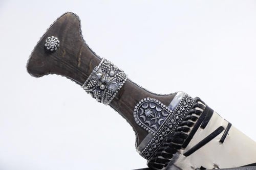 جوفية فضة صافي قرن طبيعي