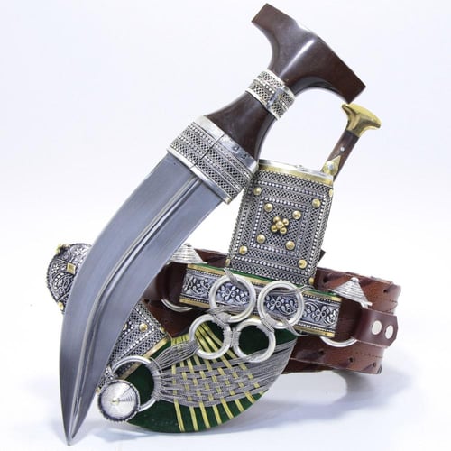 خنجر فيبر مقاس 5معدن مطلي فضة