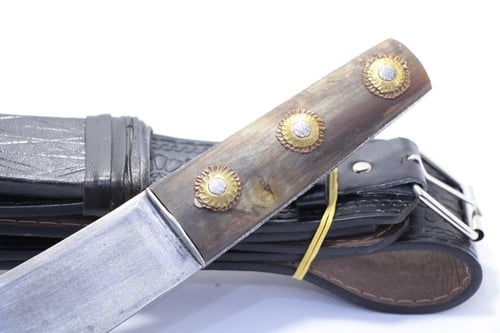 سكين تهامي قرن معدن زمبليك