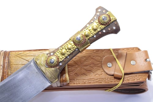 سكين تهامي قرن معدن زمبليك