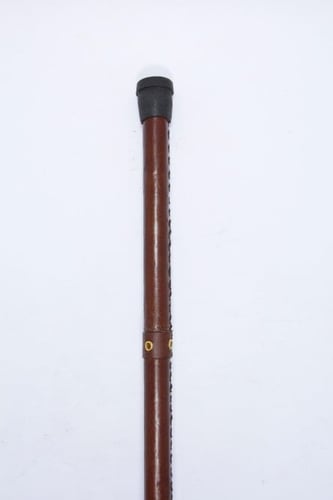 عصا ملبس جلد طبيعي