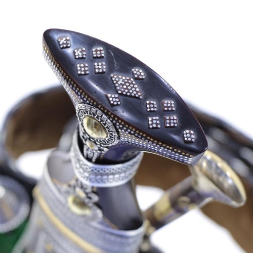 خنجر فيبر مقاس 5معدن مطلي فضة