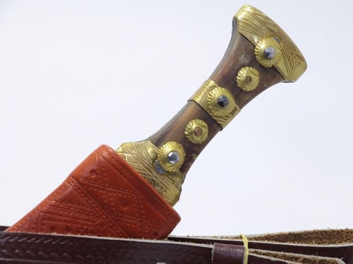 سكين تهامي قرن طبيعي