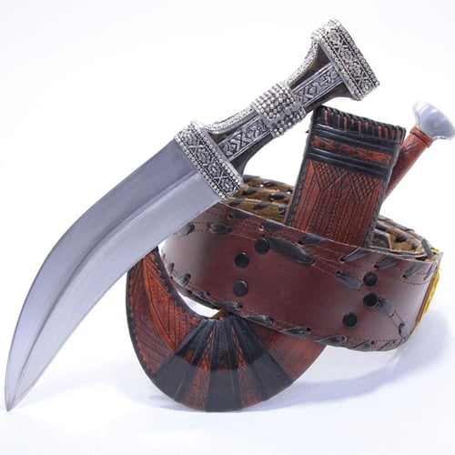 جنبيه قرن فضة صافي