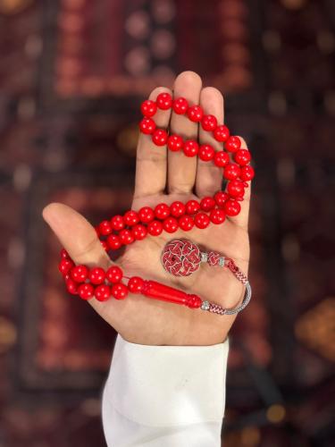 مسباح بكلايت احمر بطربزونة