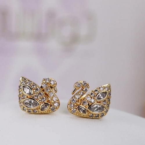 حلق الوزة ذهبي