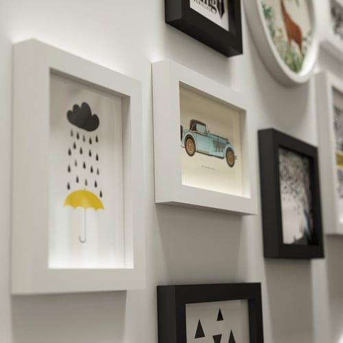 مجموعة إطارات حائط مودرن