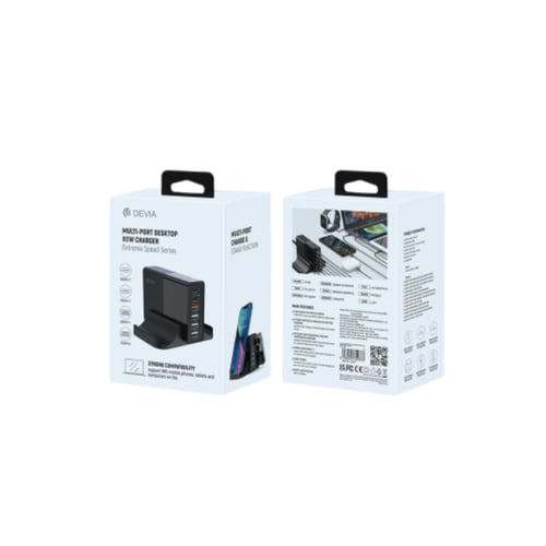 ديفيا منصة شحن متعدد المنافذ 6 في 1