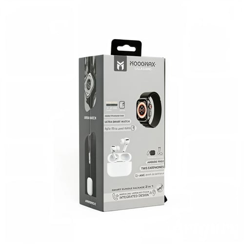 عرض بكج ساعة ذكية و سماعة ايربودز 4 ربل