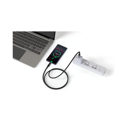 كيبل قماش طرفين تايب سي بقوة 100 واط ! ديفيا