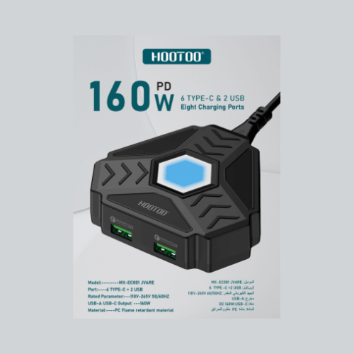 هوتو منصة شحن 8 منافذ بطول 1 متر