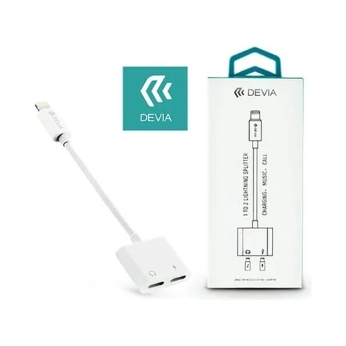 وصلة ايفون سماعة و شاحن 2 في 1 ديفيا